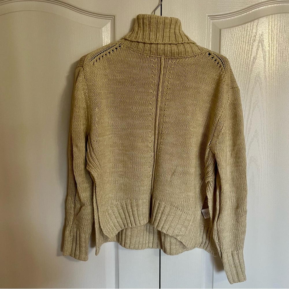 John + Jenn Taupe Turtleneck Sweater